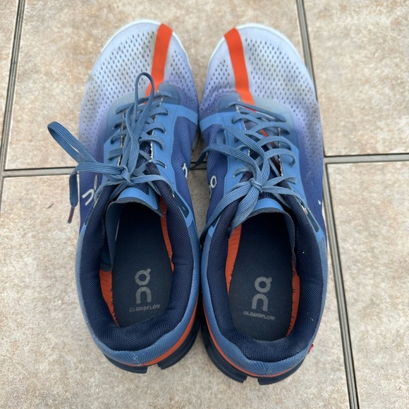 On running cloud cloudswift blue orange ombré mens comfort sneakers shoes main image 6